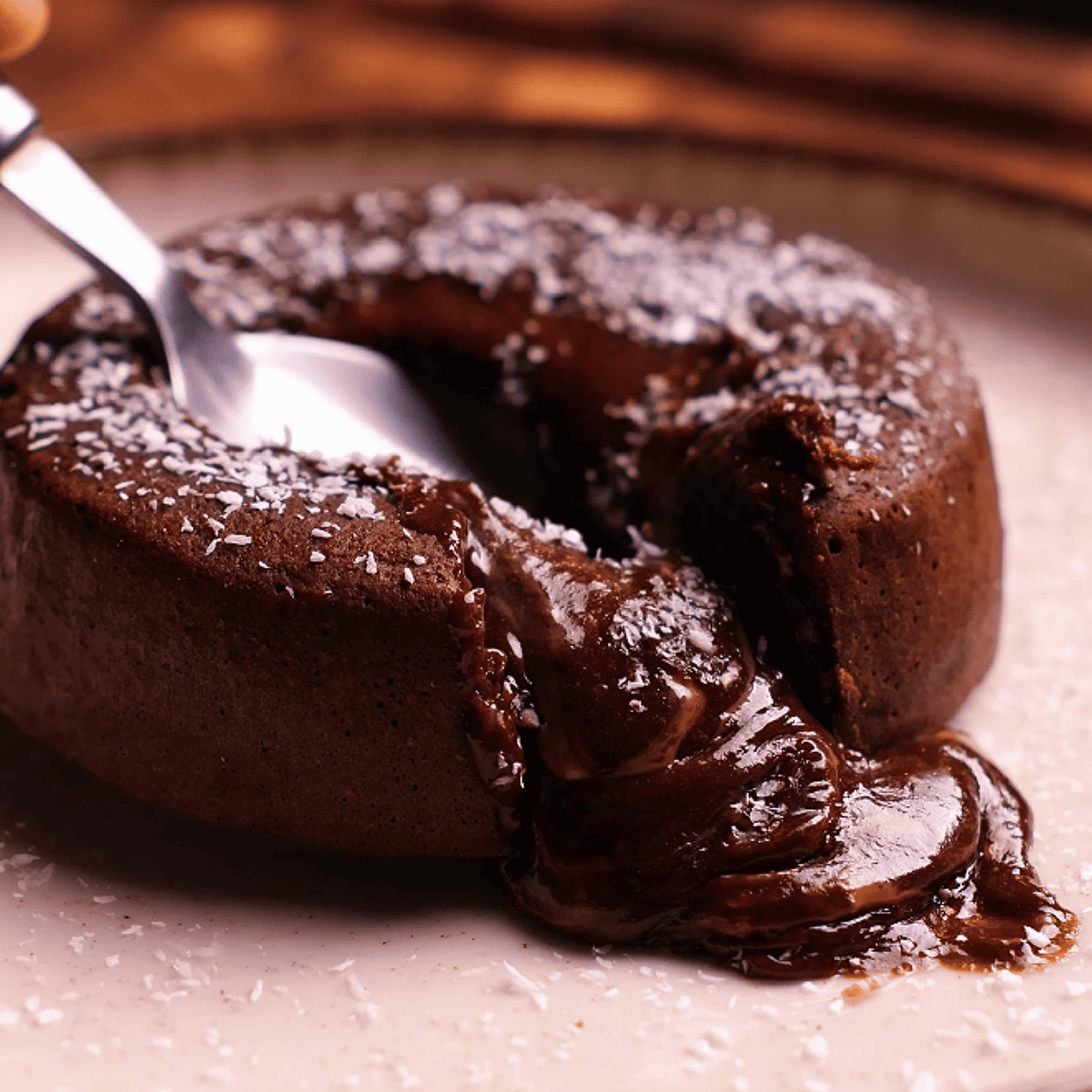 Έυκολο Ατομικό Lava Cake
