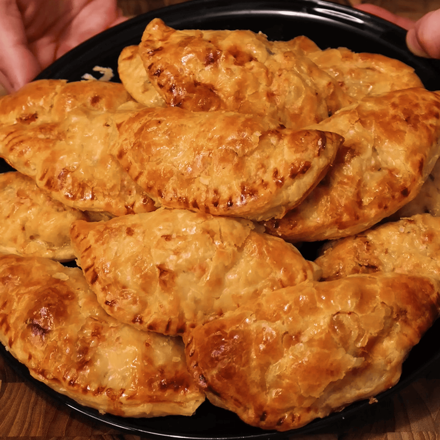 Homemade Savory Pastries with Minced Meat