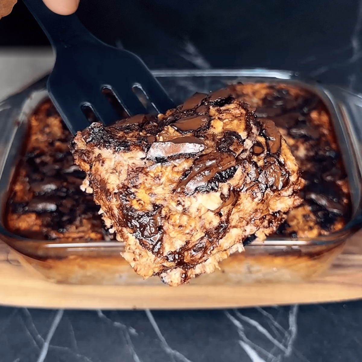 Baked Oats Μήλο & Σοκολάτα