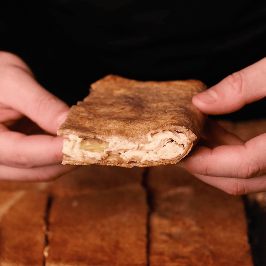 Baked Chicken Caesar Wraps