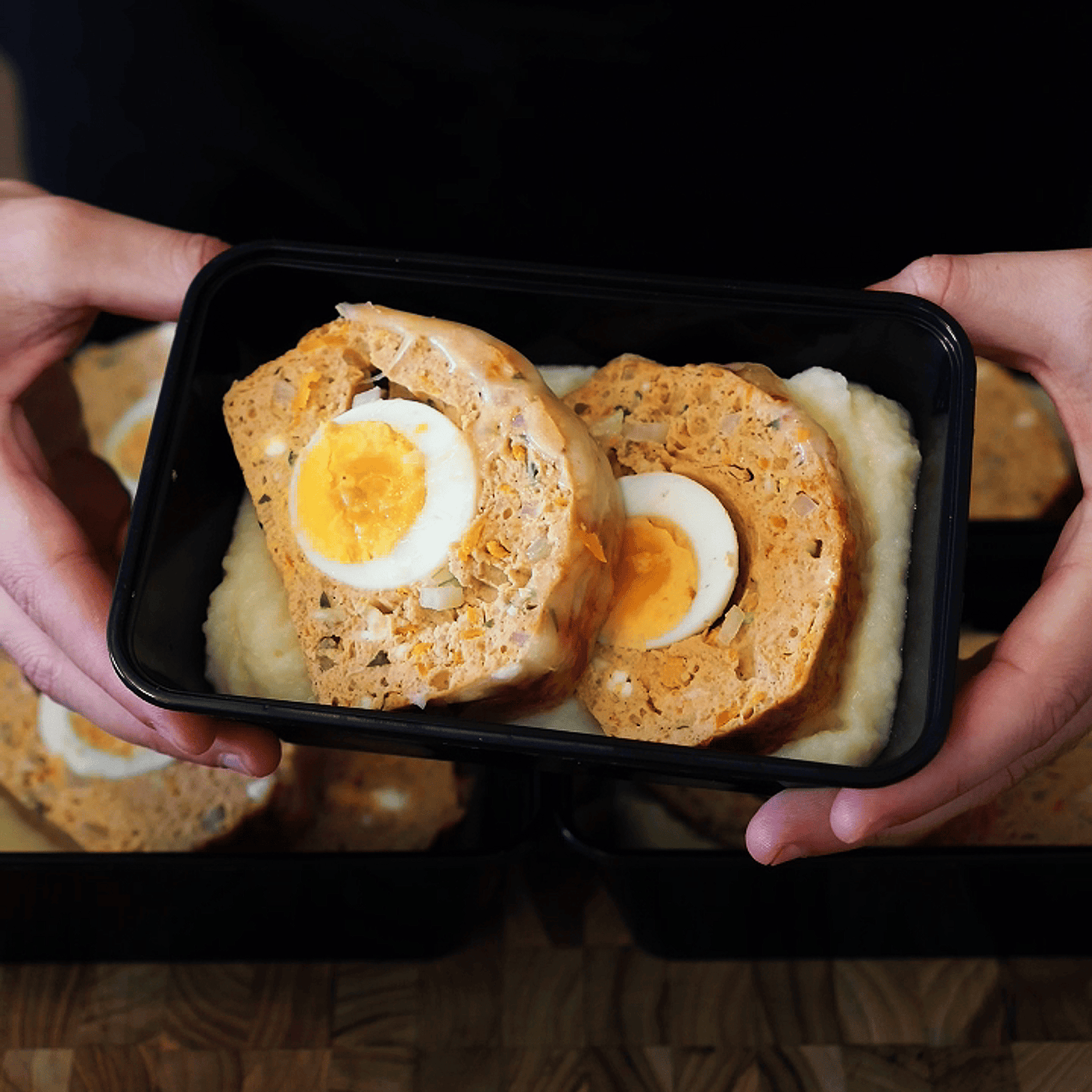 Chicken Roll with Mashed Potatoes