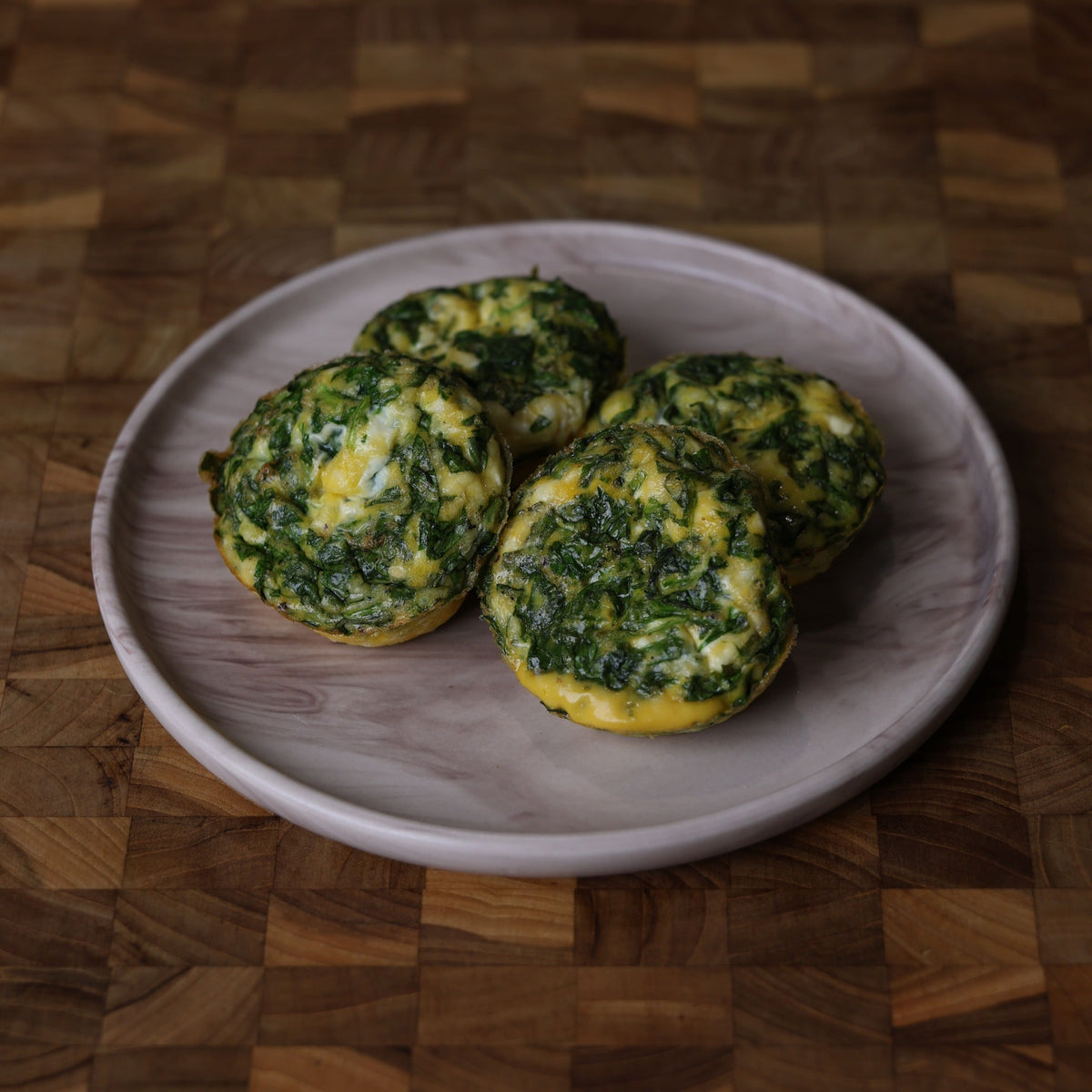 Easy Egg Bites with Feta and Spinach