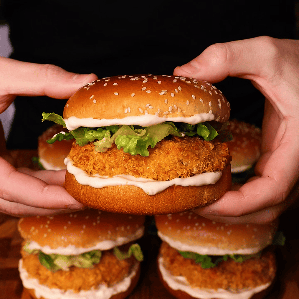 Υγιεινό JC Chicken Burger