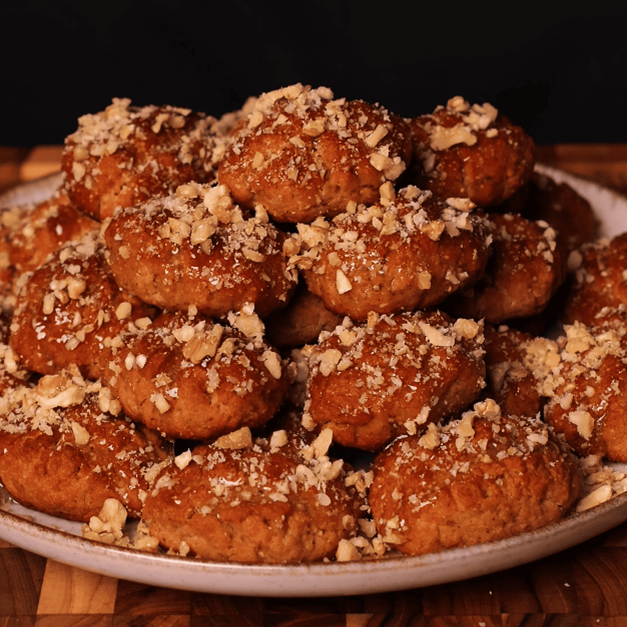 Melomakarona (Greek Honey Cookies)