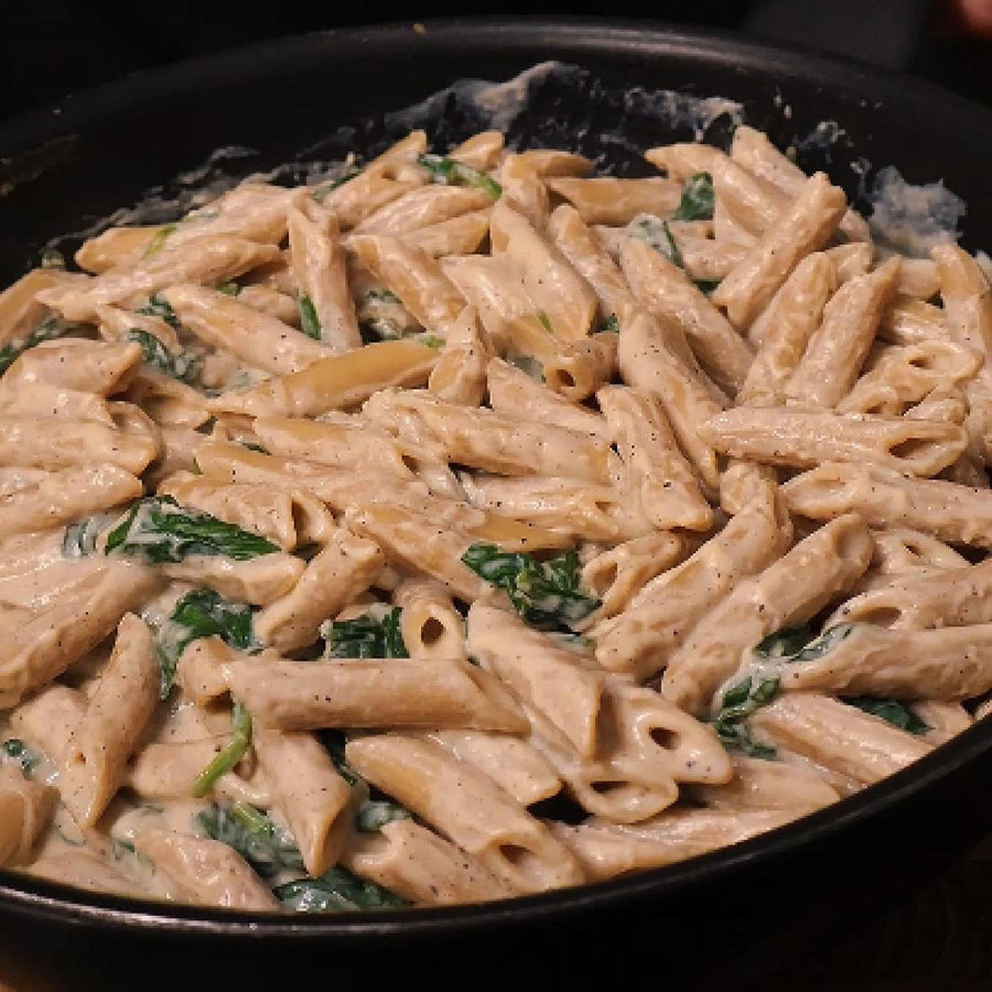 Fasting Protein Creamy Pasta