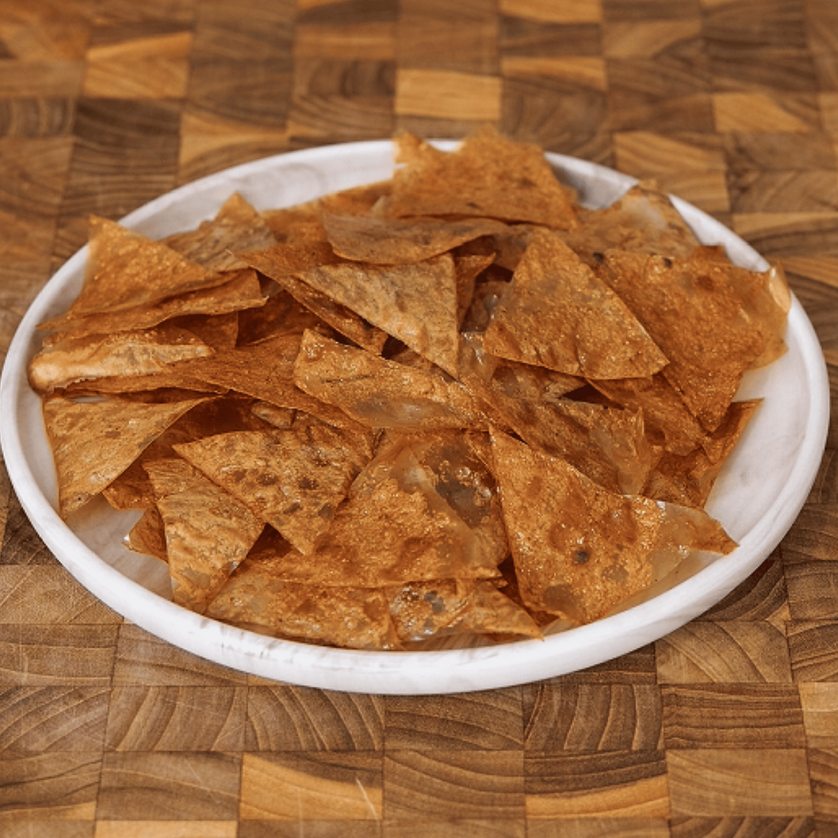 Low-Calorie Rice Paper Nachos