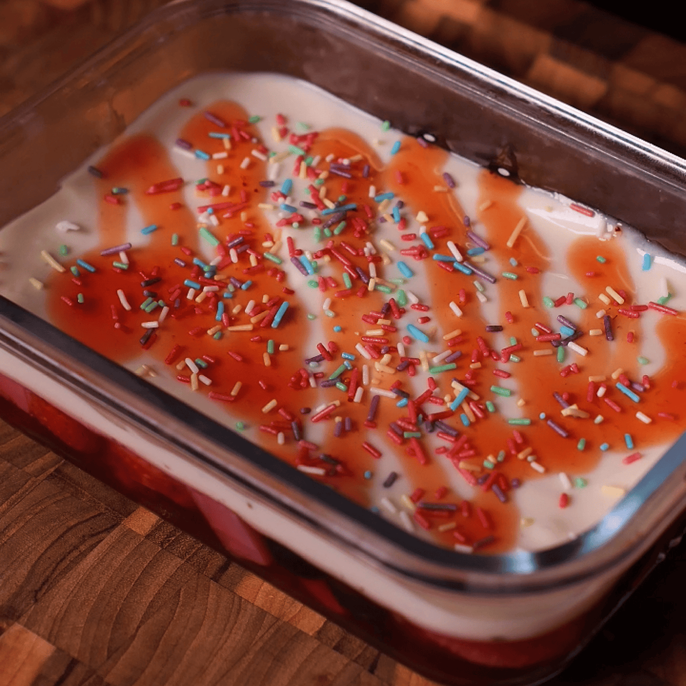 Υγιεινό Trifle Φράουλας