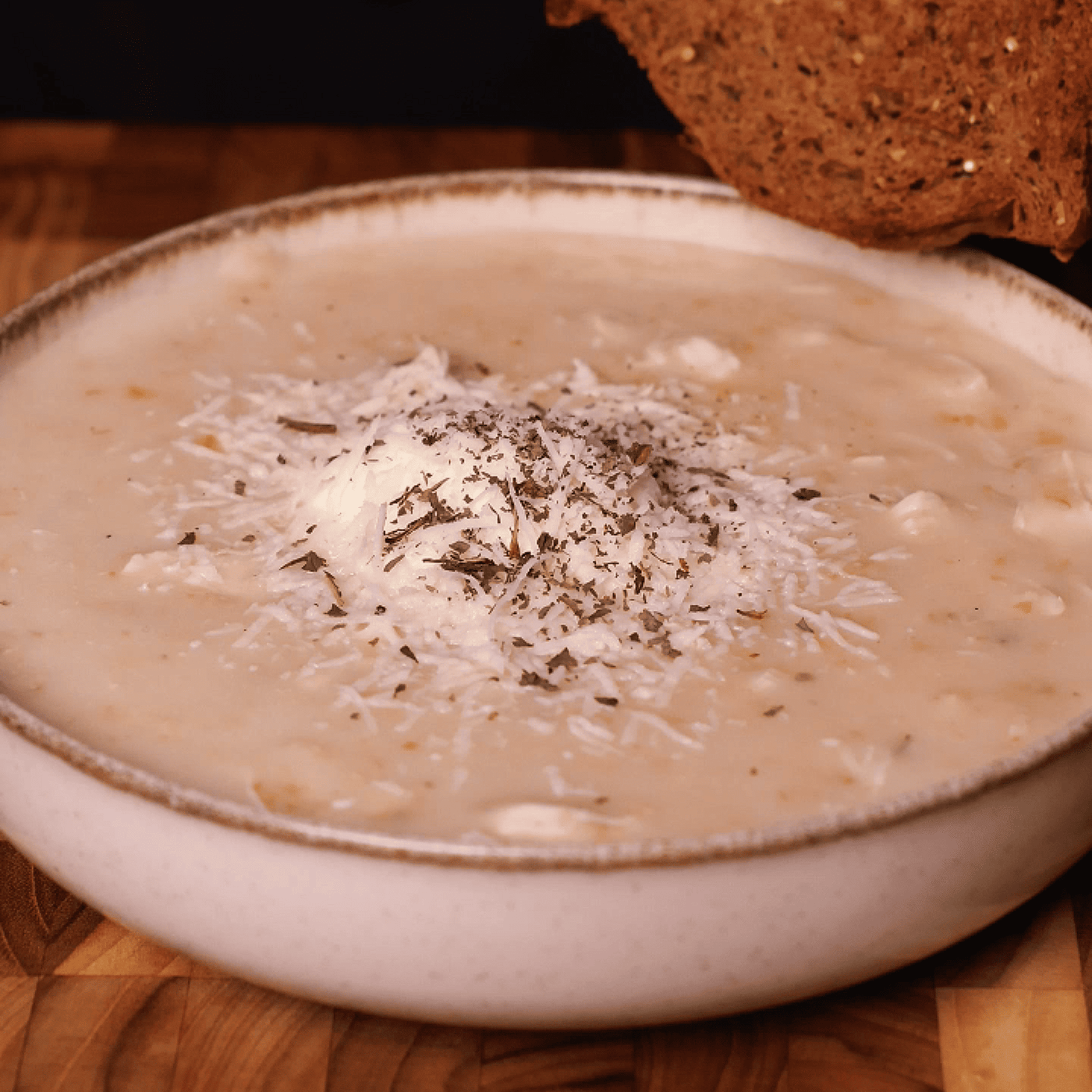 Trahana Chicken Soup